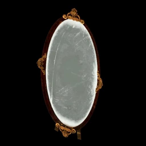 Antique Oval Mirror