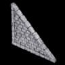 Stone Triangular Wall